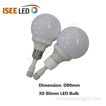 E27 waterproof led bulb dinamica DMX 512 Control